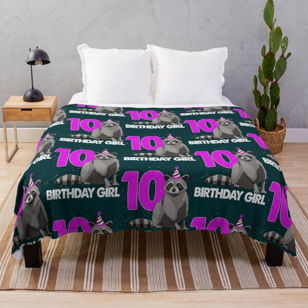 Item preview, Birthday Girl 10 Raccoon designed and sold by tuonglai13.