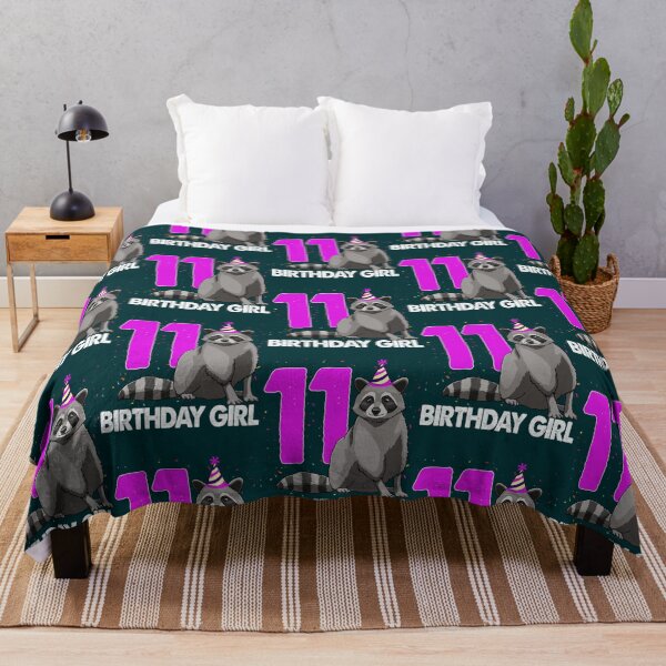 Item preview, Birthday Girl 11 Raccoon designed and sold by tuonglai13.