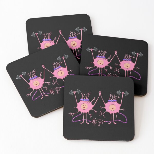 Item preview, Neurons doing exercise, funny neuroscience designed and sold by TalesOfScience.
