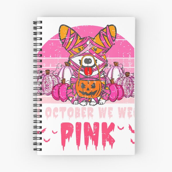 Item preview, October We Wear Pink Breast Cancer Corgi Pumpkin Halloween designed and sold by elukejhaelo.