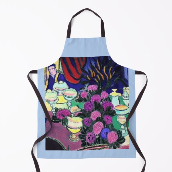 Item preview, impressionist purple flowers designed and sold by shabadakid.
