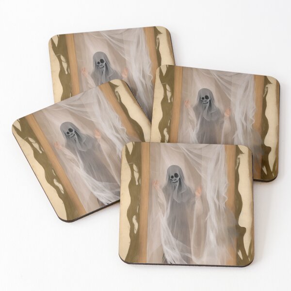 Item preview, Ghost portrait spooky artwork designed and sold by Vintage Designs +.
