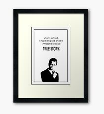 Barney Stinson Best Phrases Framed Print