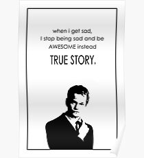 Barney Stinson Best Phrases Poster