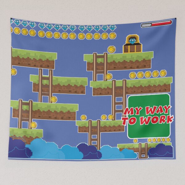 Item preview, My way to work, retro computer game designed and sold by Mauswohn.
