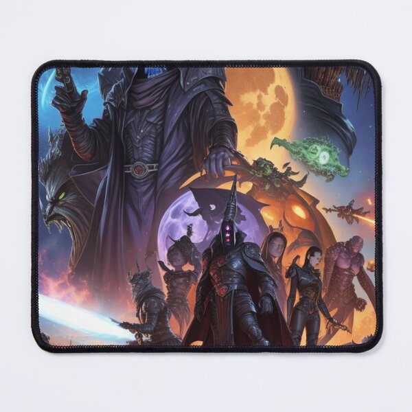 Item preview, Fantastic Scifi poster with aliens and action designed and sold by Vintage Designs +.