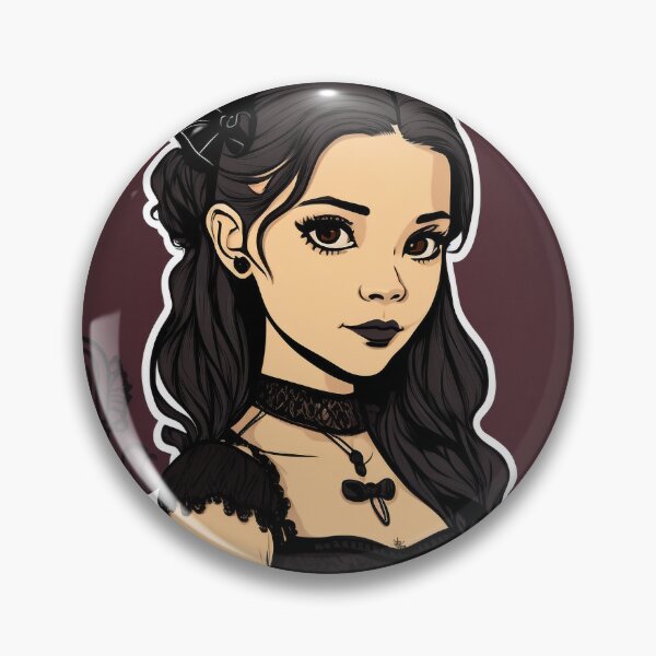 Artikelvorschau,  Wednesday Adams goth girl  entworfen und verkauft von Artistic Pandas.