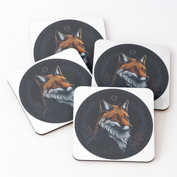 Item preview, Fox in Circle designed and sold by Alahchin Art.