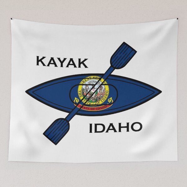 Item preview, Kayak Idaho Flag designed and sold by Esskay Designs.