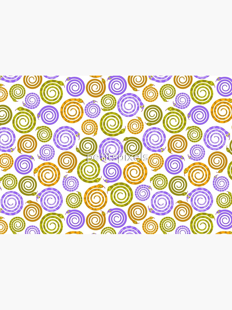 Thumbnail 3 of 3, Hardcover Journal, Mesmerizing snakes designed and sold by petitspixels.