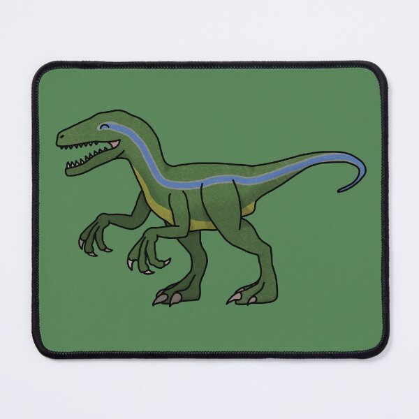 Item preview, Happy velociraptor, jurassic dinosaur designed and sold by LilDinoBoy.