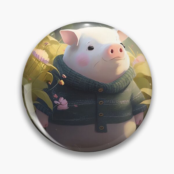 Item preview, Flowery Piggy Paradise designed and sold by Wallbreaker Pig.