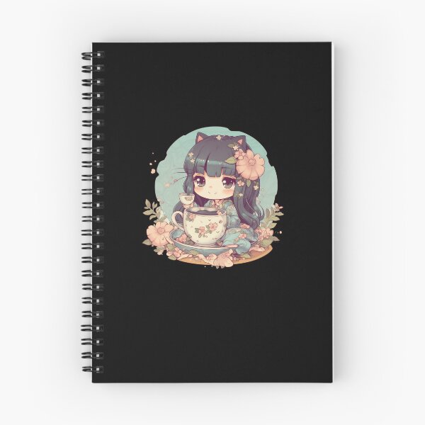 Item preview, Japanese dog Shiba Inu girl tea anime flowers designed and sold by Naohiro.