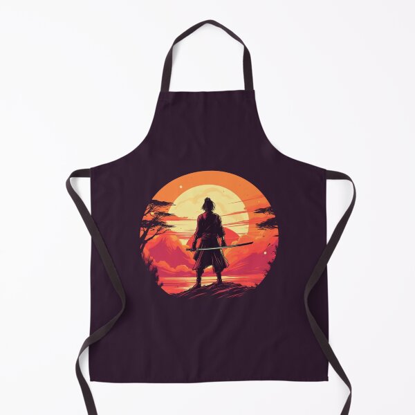 Artikelvorschau, Japanischer Samurai starrt auf den Sonnenuntergang entworfen und verkauft von Etheon & Friends.
