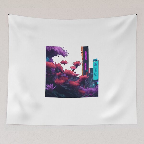 Item preview, Cyberpunk flowers blossom designed and sold by TheArtPoint.