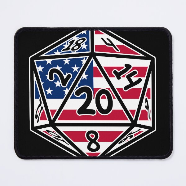 Item preview, Patriotic America Flag 20 Sided Dice for RPG Players 20 Dice designed and sold by -JBell-.