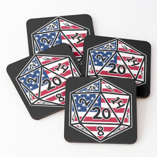 Item preview, Patriotic America Flag 20 Sided Dice for RPG Players 20 Dice designed and sold by -JBell-.