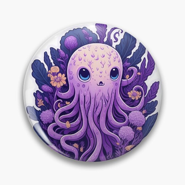 Item preview, Cute happy octopus floral designed and sold by Trendsecne.