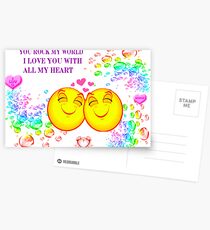 You rock my World Postcards