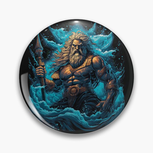 Item preview, Poseidon, god of the sea - Greek god designed and sold by unknown-places.