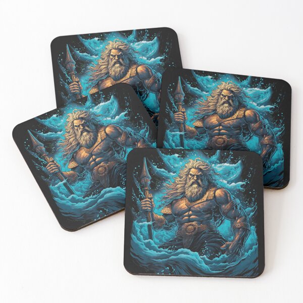Item preview, Poseidon, god of the sea - Greek god designed and sold by unknown-places.