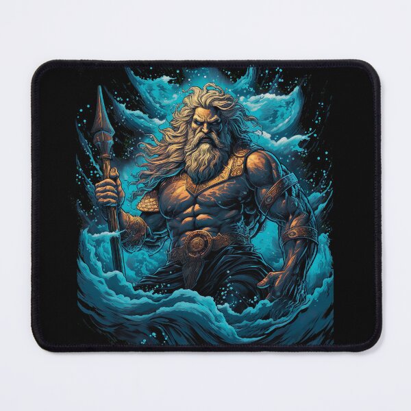 Item preview, Poseidon, god of the sea - Greek god designed and sold by unknown-places.