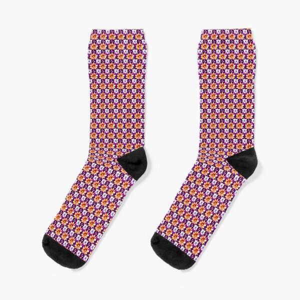 Flower Pattern "Travis" Socks