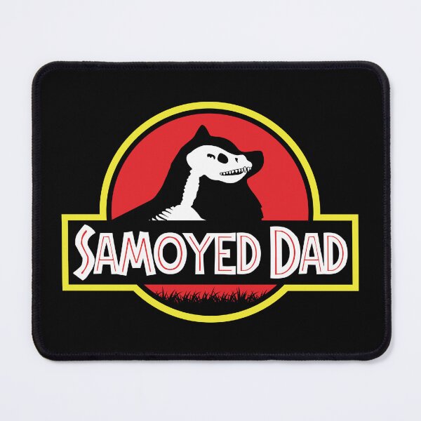 Item preview, (For Dark Background) Jurassic Samoyed Dad designed and sold by More Cute Dogs.