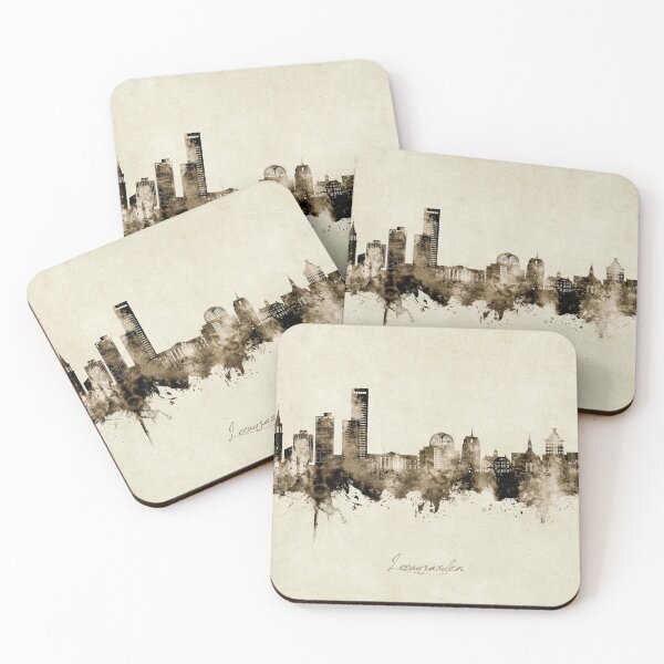 Item preview, Leeuwarden The Netherlands Skyline designed and sold by ArtPrints.