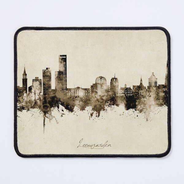 Item preview, Leeuwarden The Netherlands Skyline designed and sold by ArtPrints.