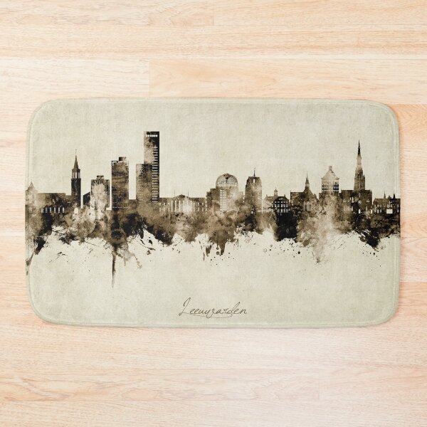 Item preview, Leeuwarden The Netherlands Skyline designed and sold by ArtPrints.
