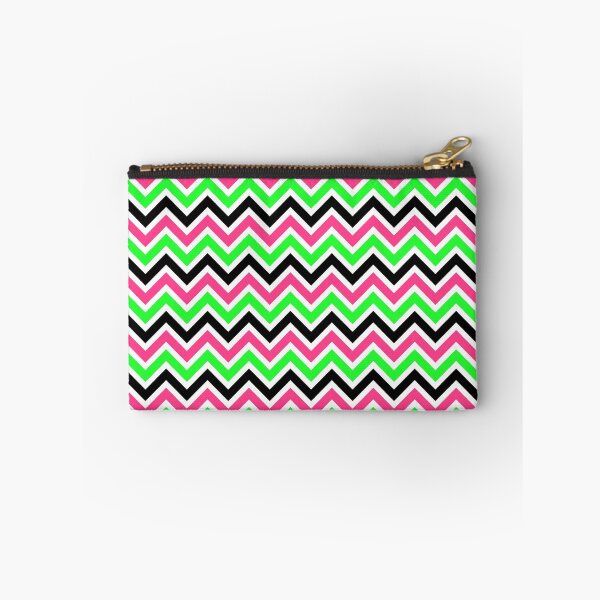 Item preview, Green Pink Chevron Pattern designed and sold by Aetherier.