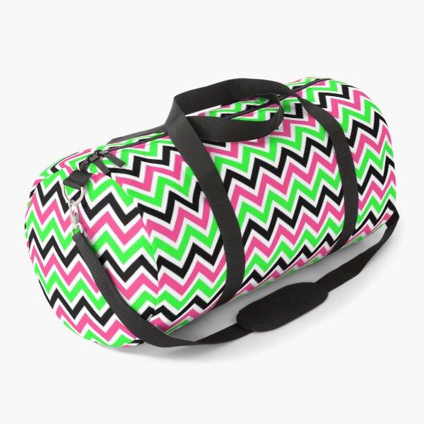 Item preview, Green Pink Chevron Pattern designed and sold by Aetherier.