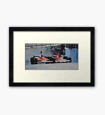 Niki Lauda vs James Hunt Framed Print
