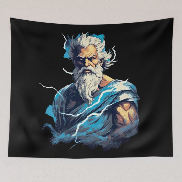 Item preview, Zeus, god of the sky - Greek god designed and sold by unknown-places.