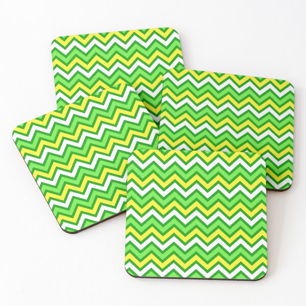 Item preview, Green Yellow Chevron Pattern designed and sold by Aetherier.