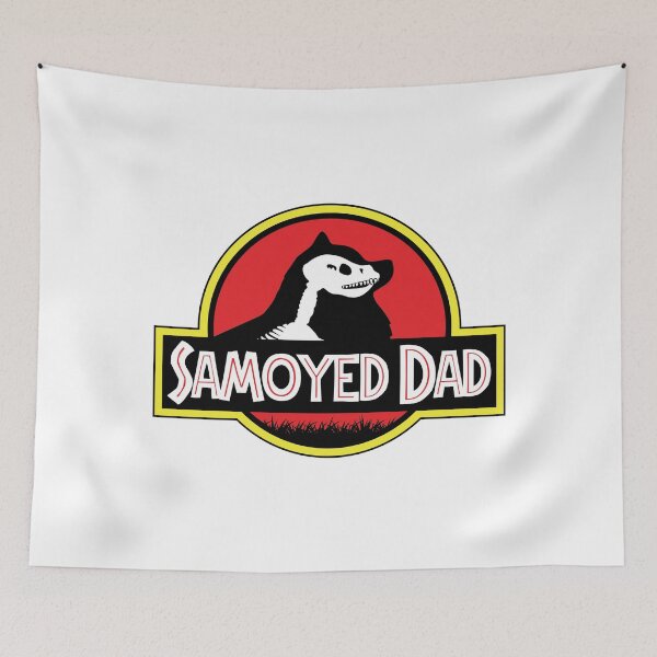 Item preview, (For Bright Background) Jurassic Samoyed Dad designed and sold by More Cute Dogs.