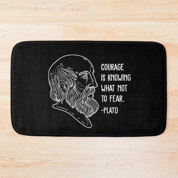 Item preview, Plato Wisdom Quotes - Courage designed and sold by CMTees.