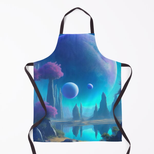 Item preview, Beautiful Space, Alien Planets & Mystical Moon Landscape Scene designed and sold by BBGIFTSUK.