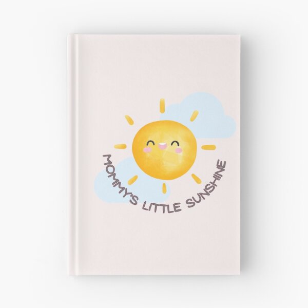 Item preview, Mommy's Little Sunshine - Sun Smiling with Clouds Print designed and sold by SchmancyPrints.