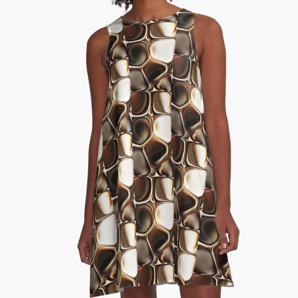 Artikel-Vorschau von Stilvolle Schokoladencreme Brown Asymmetric Abstract, designt und verkauft von tabbygun.