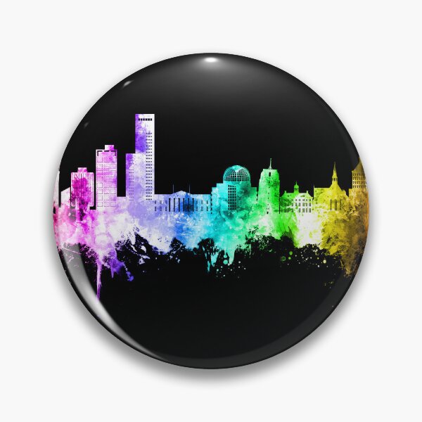 Item preview, Leeuwarden The Netherlands Skyline designed and sold by ArtPrints.