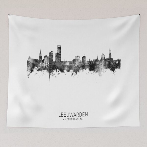 Item preview, Leeuwarden The Netherlands Skyline designed and sold by ArtPrints.