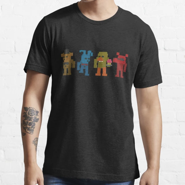 Five Nights At Freddy's Full Cast Boy's Heather Grey T-shirt