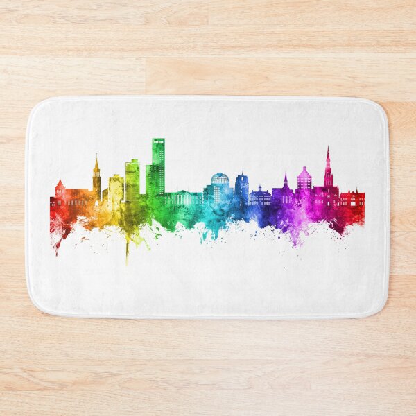 Item preview, Leeuwarden The Netherlands Skyline designed and sold by ArtPrints.