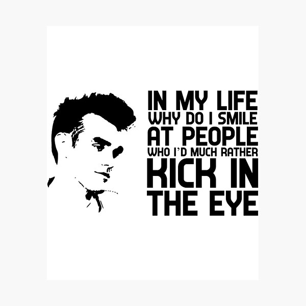 The Smiths Lyrics Posters for Sale