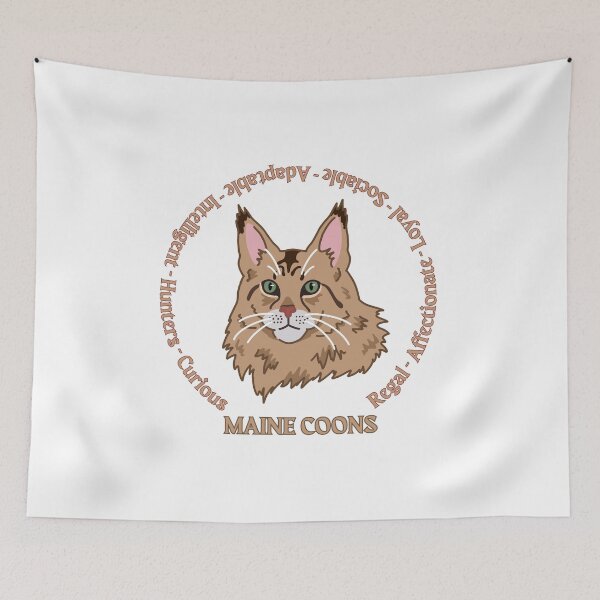 Item preview, MAine Coon Characteristics designed and sold by Thirdsun.