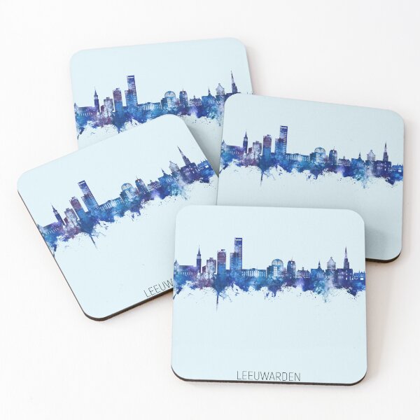 Item preview, Leeuwarden The Netherlands Skyline designed and sold by ArtPrints.