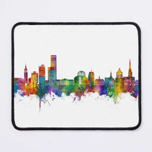 Item preview, Leeuwarden The Netherlands Skyline designed and sold by ArtPrints.
