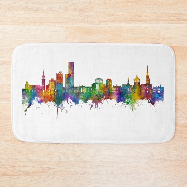 Item preview, Leeuwarden The Netherlands Skyline designed and sold by ArtPrints.
